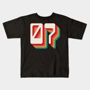 Number 7 Kids T-Shirt